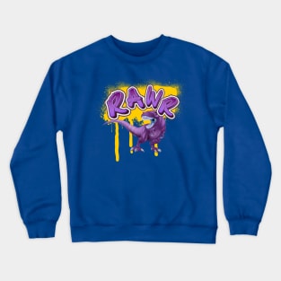 Rawr T-Rex Dinosaur Graffiti Crewneck Sweatshirt